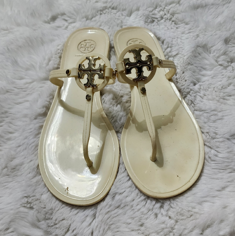 Tory Burch Cream Sandals
